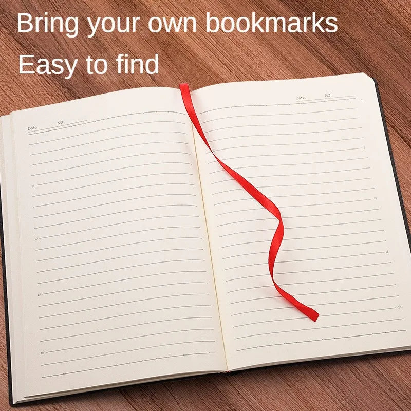 A5 Leather Book Skin Feeling Fashion Notepad Diary Learning Notebook Wholesale Business Office Notebooks and Journals Note Book
