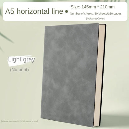 A5 Leather Book Skin Feeling Fashion Notepad Diary Learning Notebook Wholesale Business Office Notebooks and Journals Note Book