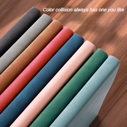 A5 Leather Book Skin Feeling Fashion Notepad Diary Learning Notebook Wholesale Business Office Notebooks and Journals Note Book